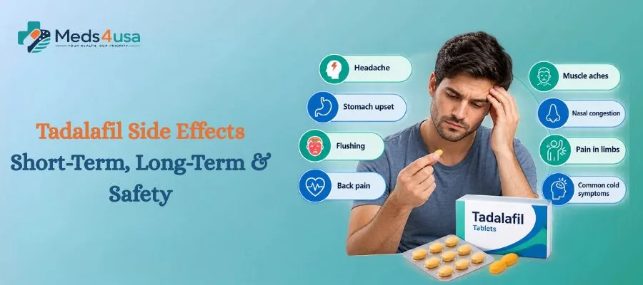 Tadalafil Side Effects: Short-Term, Long-Term & Safety